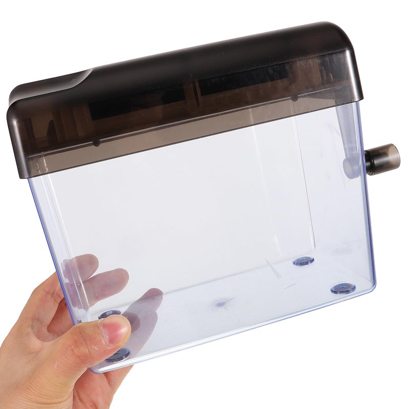 آلة تمزيق ورق يدوية مكتبية A6 مع كرنك يدوي للتخلص من مستندات المنزل والمكتب - Image 5