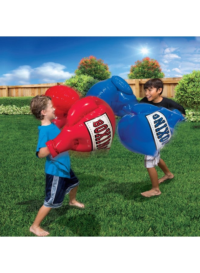 Banzai Banzai Kids Inflatable Mega Boxing Gloves 1 Set (Red or Blue) - Image 4
