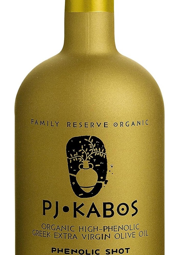 P.J. KABOS زيت الزيتون العضوي من P.J. KABOS - فنيوليك شوت، زيت زيتون يوناني بكر ممتاز، زجاجة 16.9 أونصة - Image 1