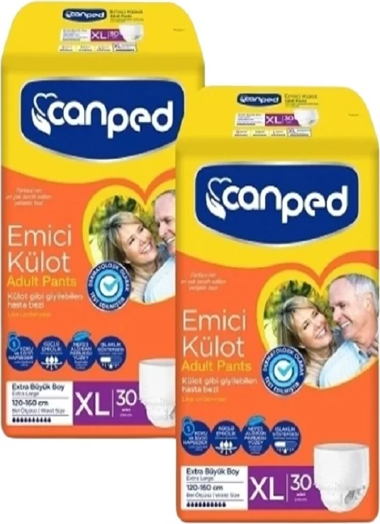 CANPED Absorbent Panty Diaper 60pcs xl