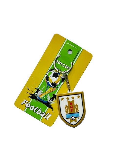 Football Club World Cup Keychain Real Madrid/Brazil/Argentina/Germany/Barcelona/Juve Keychain Accessory Pendant Bag Chain Car Keychain Creative Gift for Unisex