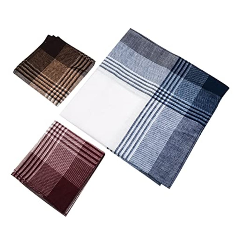 Men's Handkerchiefs Handbags Handkerchiefs Business and Informal Set, Cotton Handkerchief Handkerchiefs and Soft Men's Suit, Cloth Handkerchiefs Gift for Men - Image 4