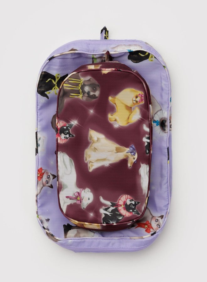 BAGGU Packing Cube Set, Fancy Animals, 10 in. x 13 in. x 4 in. - Image 3