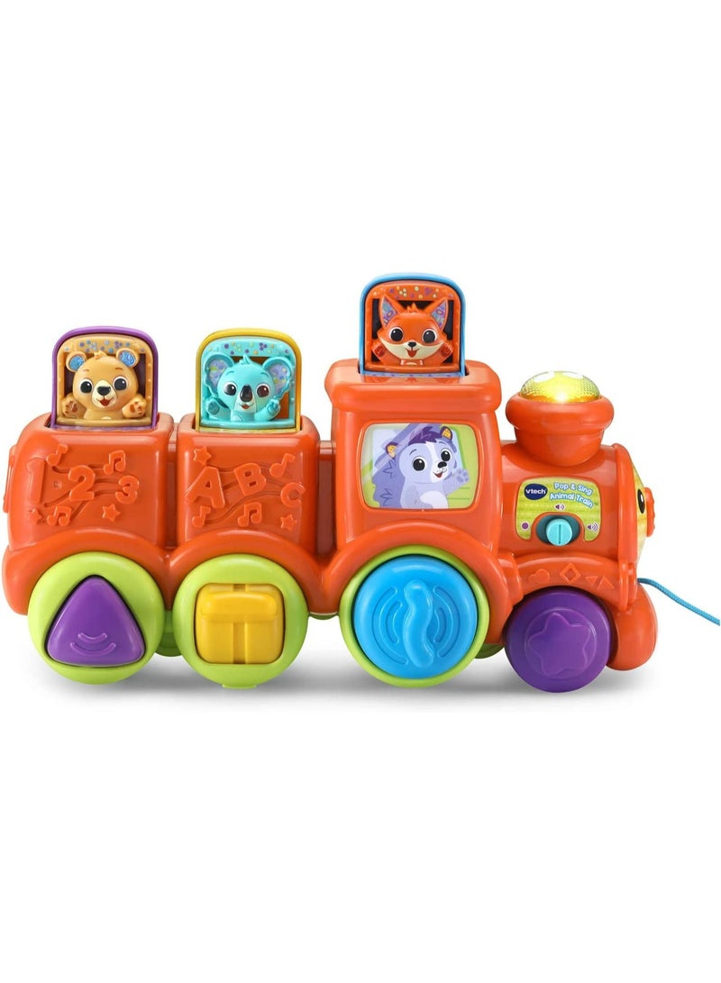 VTech - Pop and Sing Animal Train | Interactive & Developmental Toy with Sounds and Music | For Boys & Girls, Suitable for Ages 3 Months+ - Image 2
