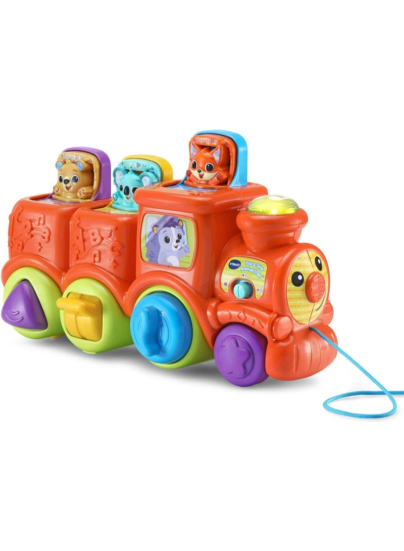 VTech - Pop and Sing Animal Train | Interactive & Developmental Toy with Sounds and Music | For Boys & Girls, Suitable for Ages 3 Months+ - Image 1