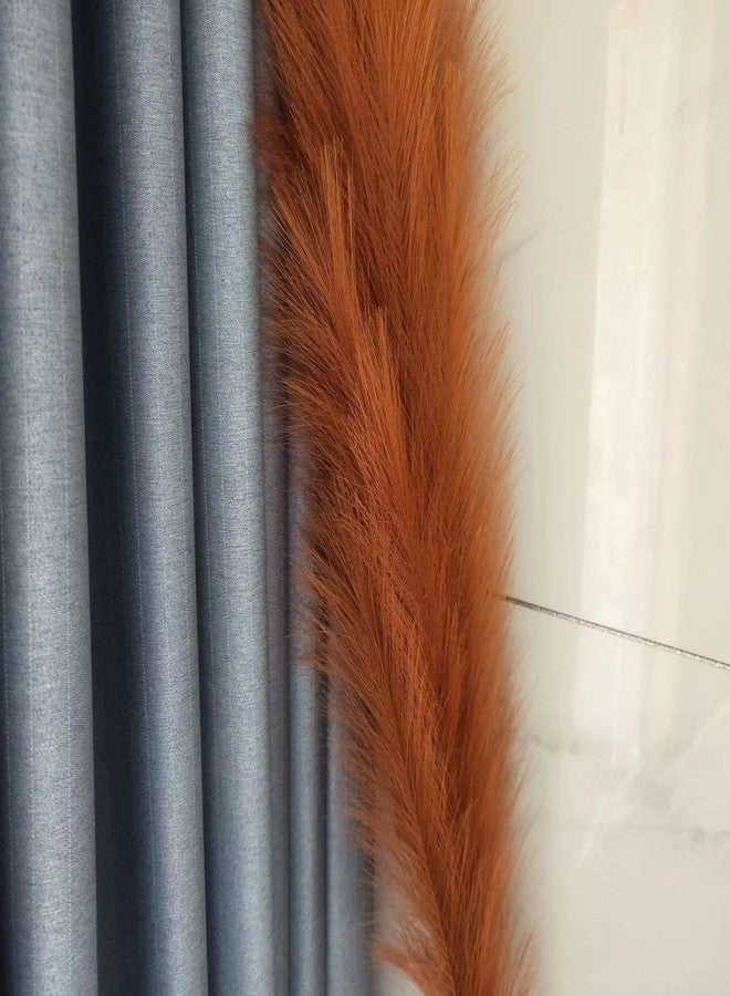 penepico Premium Faux Pampas Grass Decor Tall & Fluffy, No Assembly Needed Long Pampas, Luxury Large Floral, Elegant Feather Flowers for Wedding Decorations (Faux Burnt Orange, 8pcs 43.3"(110cm)) - Image 5