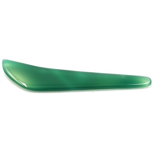 Dtacke Green 11cm/4.3" Polishing Burnisher Natural Agate Knife Gold Silver Jewellery Hand Polishing Burnisher Tool - Image 1