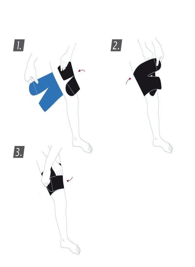 Actimove Thigh Support Adjustable Universal Black - Image 5