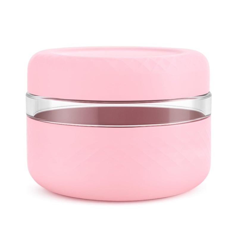 Cafezi 16 oz Glass Lunch Bowl Container with Lid | Leak & Spill Proof, BPA-Free, Microwave & Dishwasher Safe, Airtight Meal Prep & Food Storage Jar for Lunch, Salad, Soup, Overnight Oats, Stew, Yogurt - Image 1