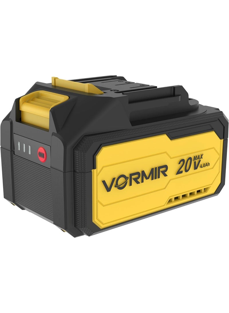 VORMIR Smart Power Series 18.5V 4.0Ah Li-ion Battery | High-Capacity Rechargeable Battery Pack | Compatible with All SPS Series Tools - Image 1
