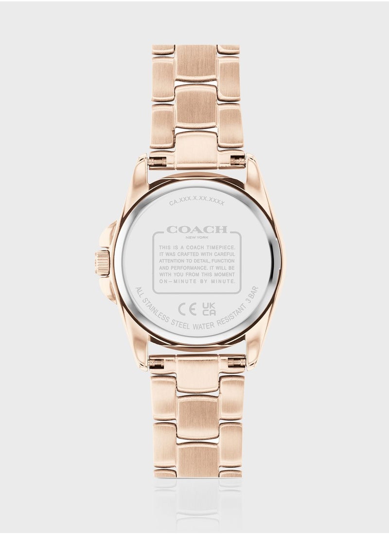 Greyson Steel Strap Analog Watch