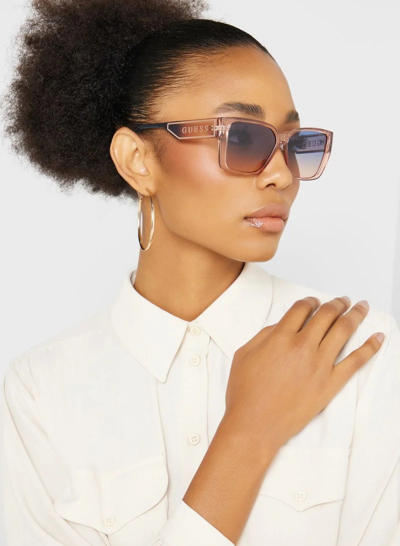 GUESS Square Shaped Oversized Sunglasses