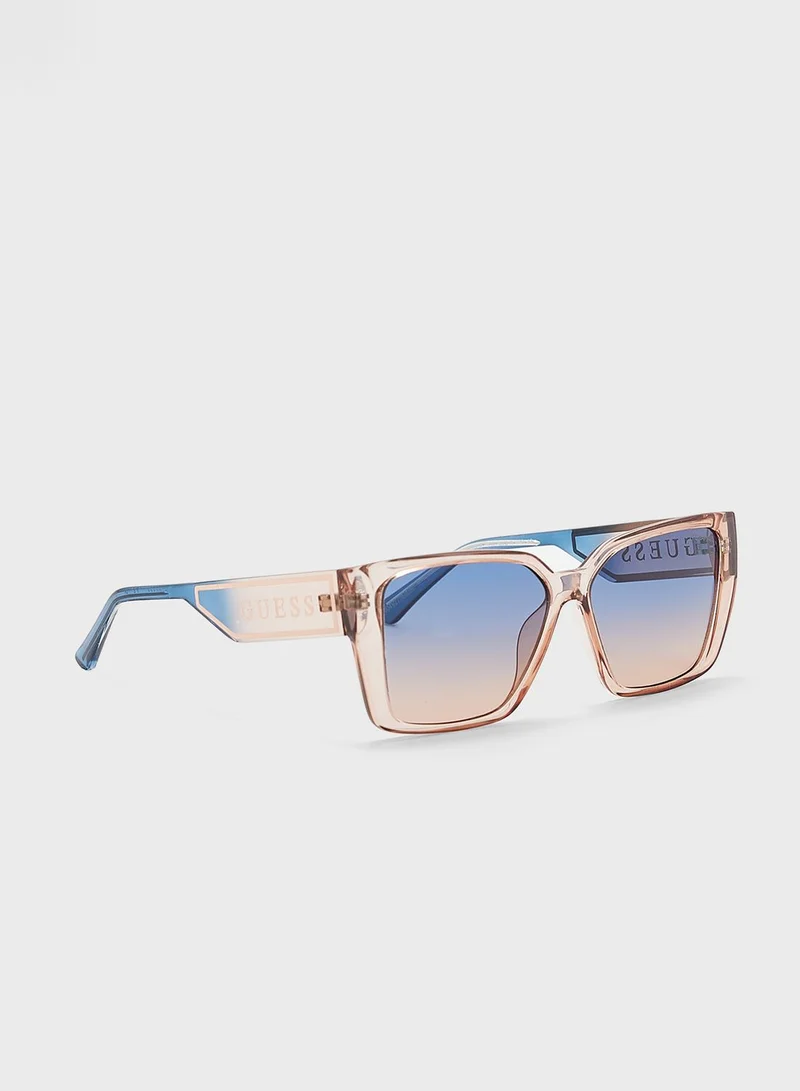 GUESS Square Shaped Oversized Sunglasses