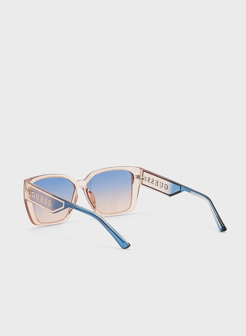 GUESS Square Shaped Oversized Sunglasses
