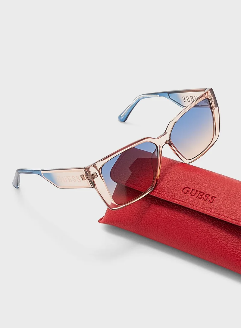 GUESS Square Shaped Oversized Sunglasses