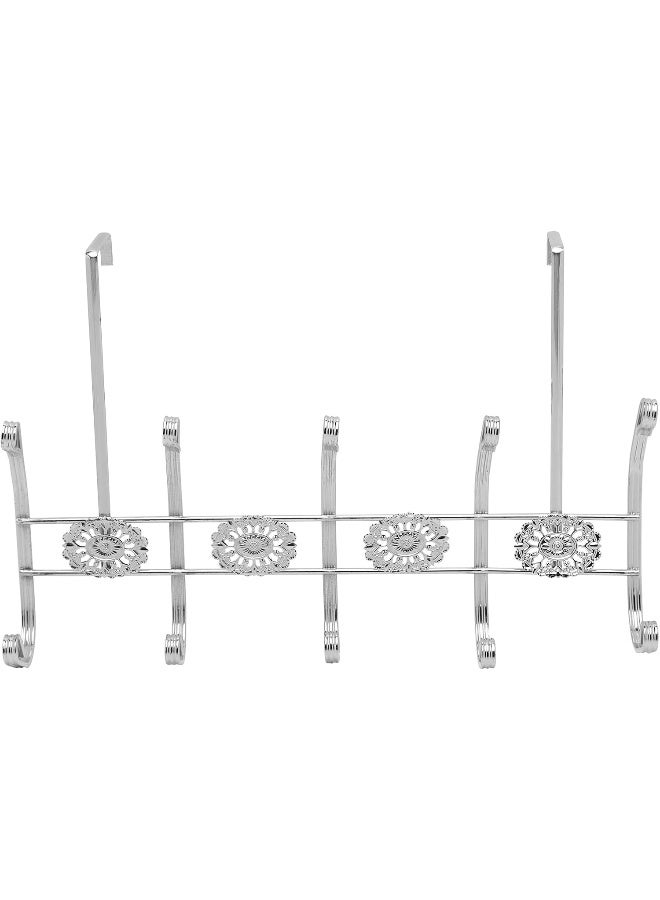 Wall Mount Dress Hanger, Silver  - Image 1