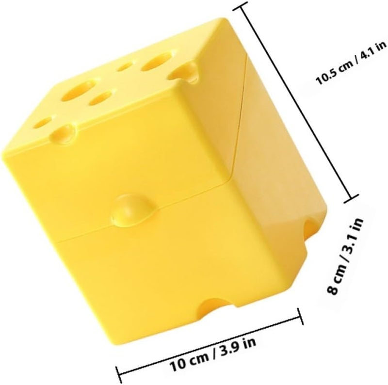2pcs Cheese Slice Holder and Refrigerator Cheese Storage Box with Lid Airtight Fridge Container for Kitchen Food Preservation - Image 2