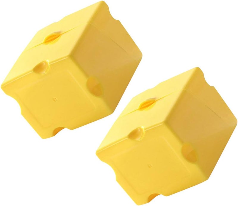 2pcs Cheese Slice Holder and Refrigerator Cheese Storage Box with Lid Airtight Fridge Container for Kitchen Food Preservation - Image 1
