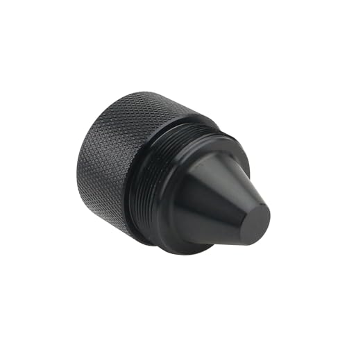 Zelven (Pack of 12) 1.375''X24 Aluminum Alloy Black Cone Shaped Parts Sealed End Cap Compatible with Kenworth Peterbilt Volvo Freightliner Mack International Trucks - Image 4