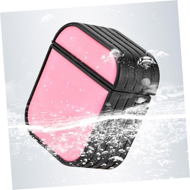 Micacon Pink Black Wireless Earphones Protective Cover Shockproof Scratch Resistant Drop Case - Image 5