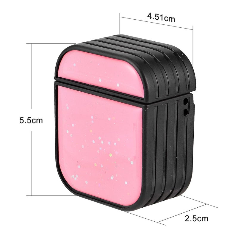 Micacon Pink Black Wireless Earphones Protective Cover Shockproof Scratch Resistant Drop Case - Image 3