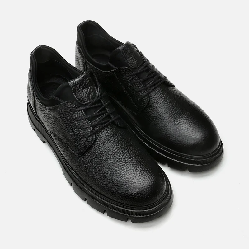 Hotiç 02AYH295920A100 GENUINE Leather Black Men's Casual Shoes