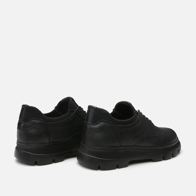 Hotiç 02AYH295920A100 GENUINE Leather Black Men's Casual Shoes