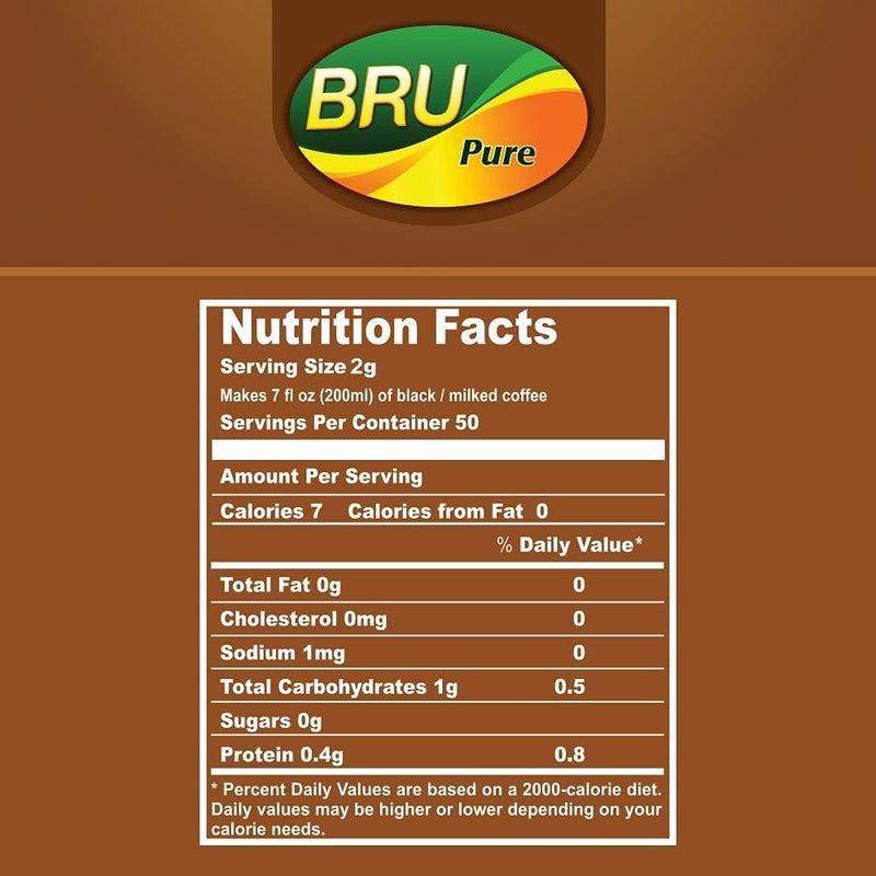 Bru Pure Instant Coffee 100g - Image 2
