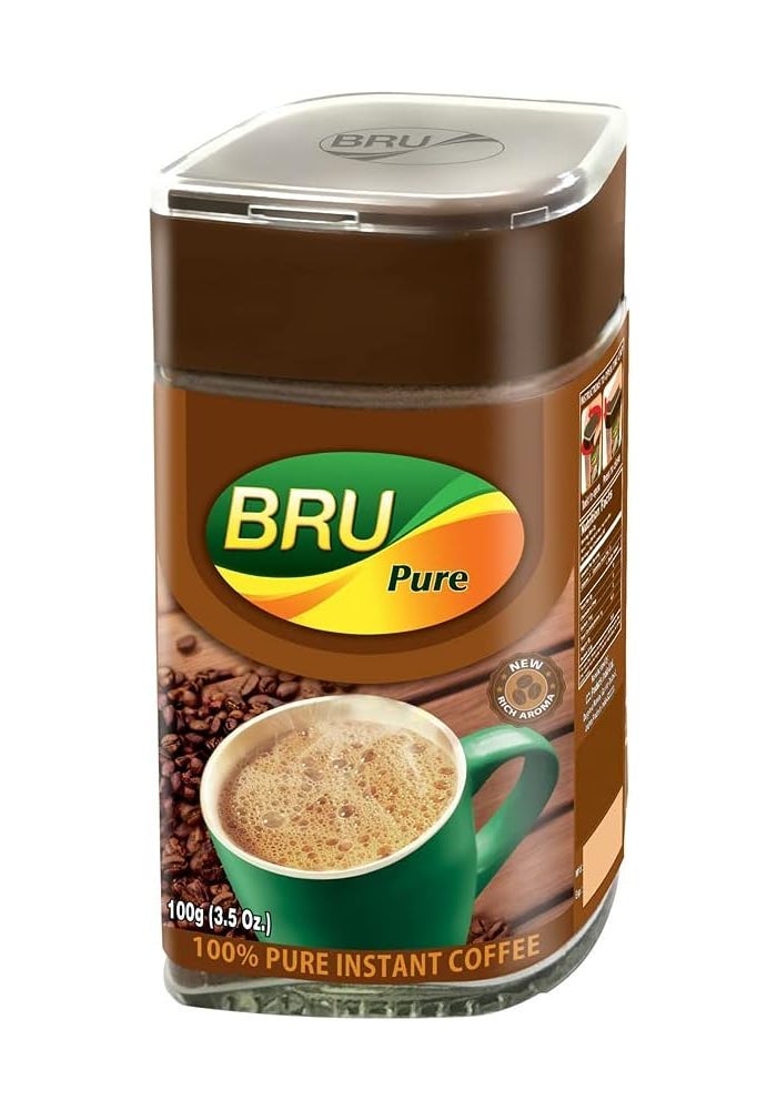 Bru Pure Instant Coffee 100g - Image 1