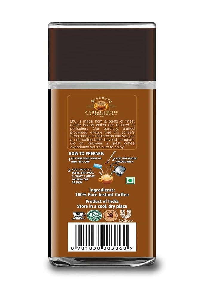 Bru Pure Instant Coffee 100g - Image 3