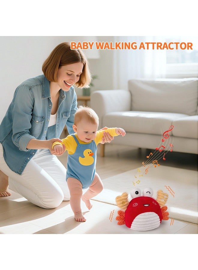 nicknack Crawling Crab Baby Toys 0-6 Months Musical Crawling Dancing Moving Walking Crab 100+ Songs Infant Newborn Gifts for Toddler 1 Years Old 6-12 12-18 Months Baby Girls Boys Birthday - Image 4