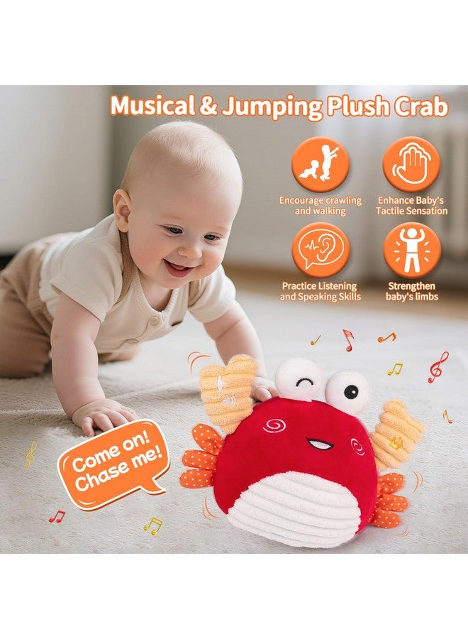 nicknack Crawling Crab Baby Toys 0-6 Months Musical Crawling Dancing Moving Walking Crab 100+ Songs Infant Newborn Gifts for Toddler 1 Years Old 6-12 12-18 Months Baby Girls Boys Birthday - Image 2