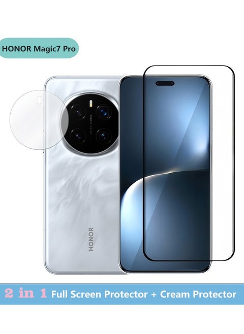 2 in 1 HONOR Magic7 Pro 5G Screen & Camera Protector - High Transparency Full Coverage Shield for Scratch & Impact Protection