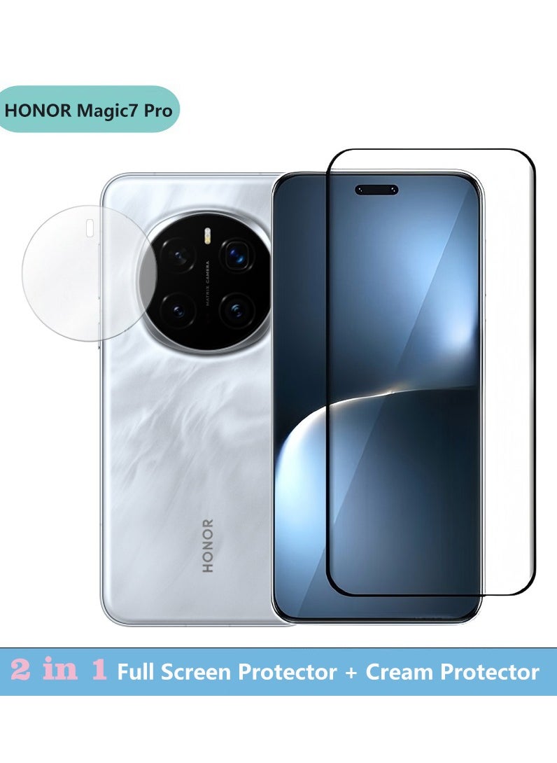 Youque - 2 in 1 HONOR Magic7 Pro 5G Screen & Camera Protector - High Transparency Full Coverage Shield for Scratch & Impact Protection - Image 1