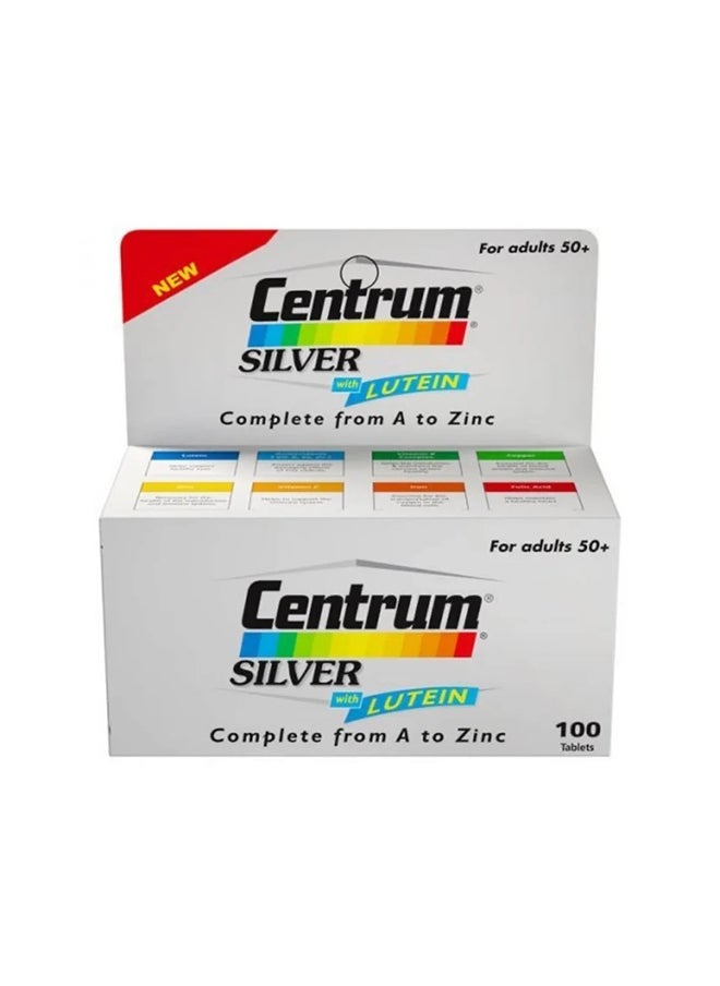 Generic - Pfizer Consumer Centrum Silver Lutein Tablets- 100 Pack - Image 1