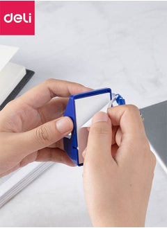 Deli Desk Stand Spring Bullet Tip Pen, Portable Secure Pen with Adhesive Chain Desktop,  Easy to Attach Secure Writing Tool  - Image 4