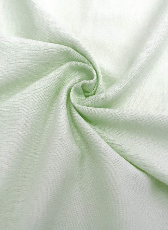TL Care Supreme 100% Natural Cotton Jersey Knit Fitted 18" x 36" Cradle/Bassinet Sheet, Celery, Soft Breathable, for Boys and Girls - Image 2