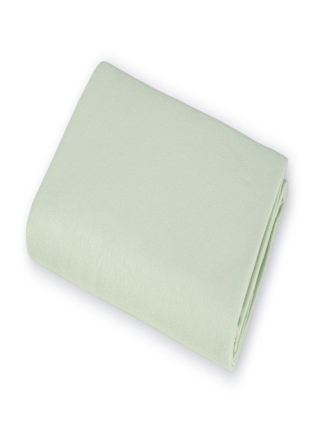 TL Care Supreme 100% Natural Cotton Jersey Knit Fitted 18" x 36" Cradle/Bassinet Sheet, Celery, Soft Breathable, for Boys and Girls - Image 3