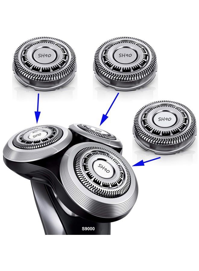 TERMATION SH90 Replacement Heads for Philips Norelco Shaver Series 9000, Compatible with Shaver SH90/62 - Image 2