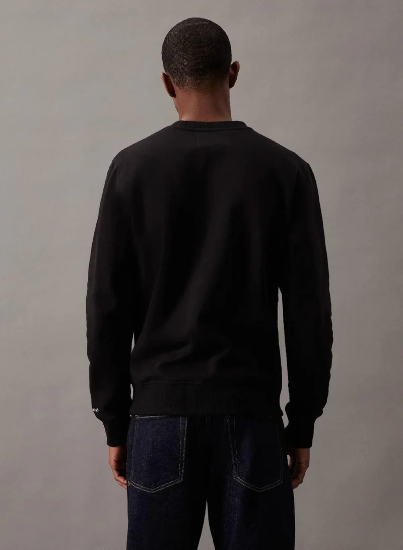 Calvin Klein Jeans Cotton Blend Fleece Sweatshirt