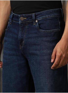 HIGH STAR High Rise Regular Fit Faded Jeans by Styli  - Image 4