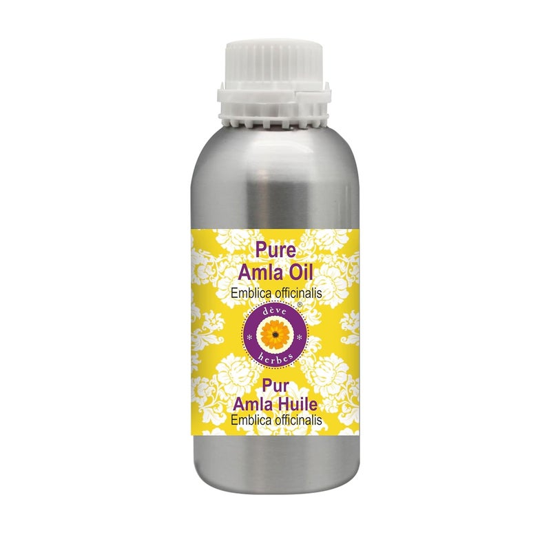 Deve Herbes Deve Herbes Amla Oil Emblica officinalis Infused Pure NonSticky Lightweight For Hair Care Routines Men Women Traditional Use Natural 300ml  - Image 1