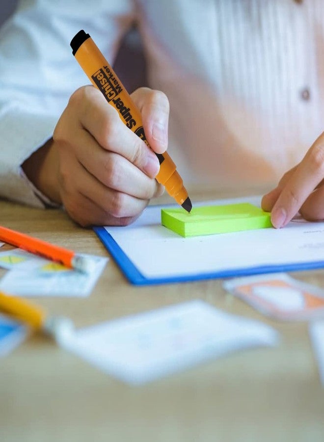 الأقصر أقلام تحديد سوداء فائقة النحافة من لوكسور، عبوة من 10 أقلام، مثالية للكتابة الجريئة والأعمال الفنية - Image 5