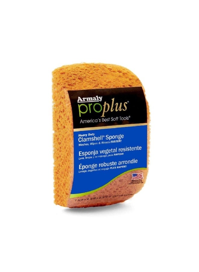 Armaly Proplus إسفنجة كلامشيل الثقيلة والمتينة باللون الأصفر 18.7 × 11.1 × 7 سم 1004824 1004824 - Image 3