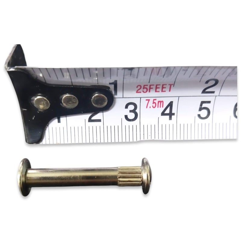 4 Silver Metal Screws with Phillips Head, Anchor Rivets Set, Metal Spare Parts (3cm) - Image 2