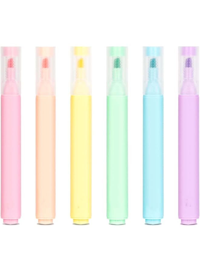 Deli 6Pcs Highlighter 6 Colors Chisel Tip 1 4Mm S605 - Image 1