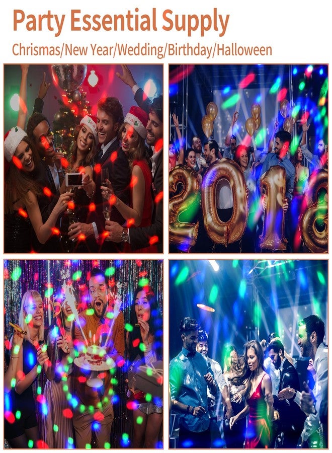 COIDEA Disco Ball Party Lights Sound Activated Stage Light Show (with Remote) - Image 5