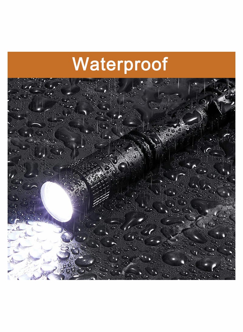 10-Pack Waterproof LED Flashlights - Portable Mini Handheld Torches for Camping, Emergency, and Outdoor Activities - Image 2