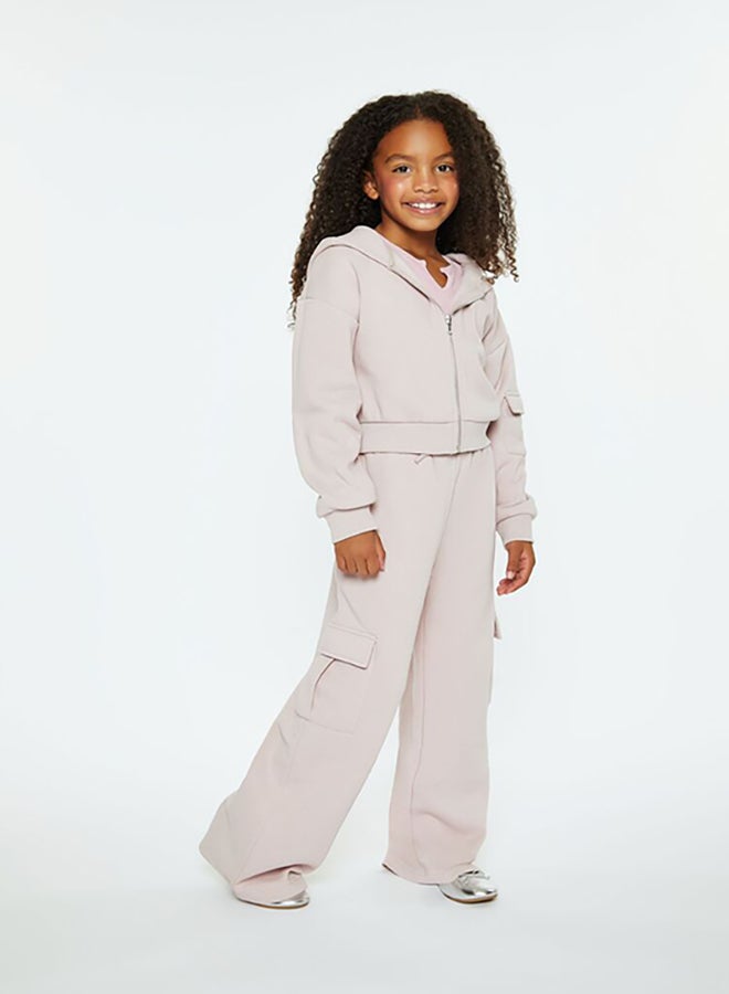 FOREVER 21 Girls Cargo Sweatpants (Kids)  - Image 3