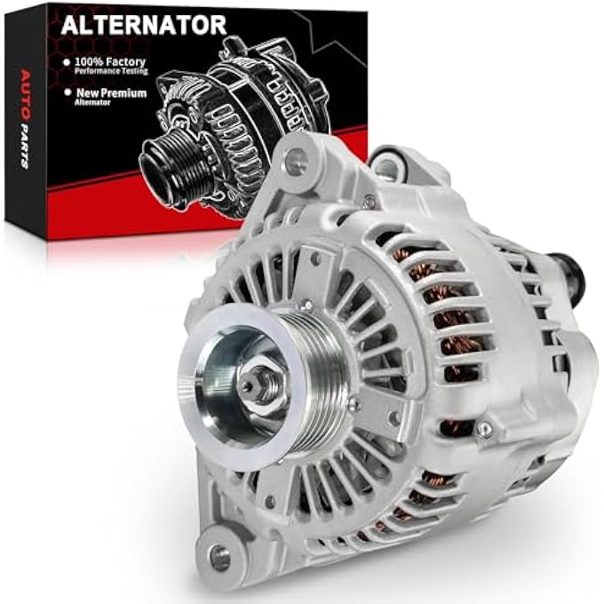 AOTPAT High Output Alternator for:-HYUNDAI Sonata Santa Fe Azera Veracruz Entourage,for:-KIA Sedona Sorento 3.3L 3.8L, Upgrade Alternador 12V 130Amp Rotation CW OE# 373003C120 - Image 1